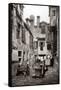 A Courtyard Surrounded by Buildings in Venice, c.1880-Ferdinando Ongania-Framed Stretched Canvas