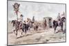 A Covered Horse Drawn Coach of the 17th Century, 1886-Armand Jean Heins-Mounted Giclee Print