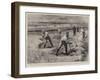 A Coveted Privilege, Convict Gangs Haymaking-William Small-Framed Giclee Print