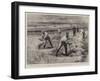 A Coveted Privilege, Convict Gangs Haymaking-William Small-Framed Giclee Print