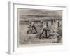 A Coveted Privilege, Convict Gangs Haymaking-William Small-Framed Giclee Print