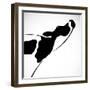 A Cow-yod67-Framed Art Print