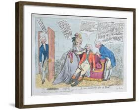 A Coward Comforted, or a Scene Immediately after the Duel, Published by J. Aitken in 1789-null-Framed Giclee Print