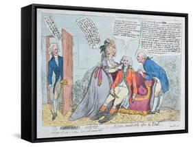 A Coward Comforted, or a Scene Immediately after the Duel, Published by J. Aitken in 1789-null-Framed Stretched Canvas