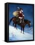 A Cowboy Christmas-Jack Sorenson-Framed Stretched Canvas