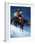 A Cowboy Christmas-Jack Sorenson-Framed Art Print