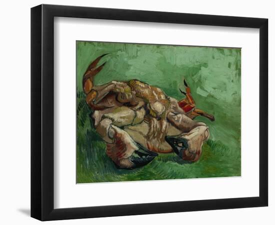 A Crab, Lying on His Back, 1889-Vincent van Gogh-Framed Giclee Print