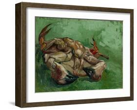 A Crab, Lying on His Back, 1889-Vincent van Gogh-Framed Giclee Print