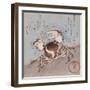 A Crab on the Seashore-Utagawa Kunisada-Framed Giclee Print