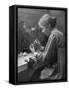 A Craftswoman at Work, 1911-1912-ET Holding-Framed Stretched Canvas