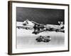 A Crash at the Monaco Grand Prix, 1957-null-Framed Photographic Print