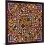 A Crazy Quilt Pattern Coverlet, 1880-1890-null-Mounted Premium Giclee Print