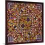 A Crazy Quilt Pattern Coverlet, 1880-1890-null-Mounted Giclee Print