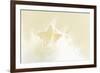 A Cream-White Christmassy Star in a Fleecy Bed-Petra Daisenberger-Framed Photographic Print