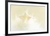 A Cream-White Christmassy Star in a Fleecy Bed-Petra Daisenberger-Framed Photographic Print