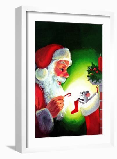A Creature Was Stirring - Jack and Jill, December 1970-Rae Owings-Framed Giclee Print