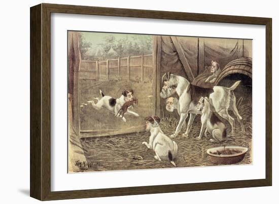 A Credit to His Family, from 'St. Stephen's Review Presentation Cartoon', 16 July 1887-Tom Merry-Framed Giclee Print