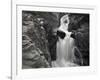 A Creek Rages Through a Narrow Bedrock Canyon Above Portage Lake, Chugach State Park, Alaska.-Ethan Welty-Framed Photographic Print