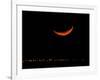 A Crescent Moon Dwarfs the Lights of Fort Riley Army Base in Central Kansas, January 22, 2007-Charlie Riedel-Framed Photographic Print