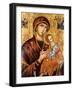 A Cretan Icon of the Mother of God of the Passion-Emmanuel Tzanes-Framed Giclee Print