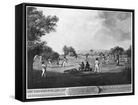 A Cricket Match, 18th Century-George Morland-Framed Stretched Canvas