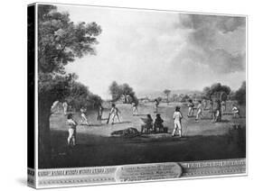 A Cricket Match, 18th Century-George Morland-Stretched Canvas