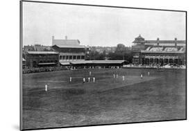 A Cricket Match in Progress at Lord's Cricket Ground, London, 1912-null-Mounted Giclee Print