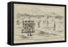 A Cricket Match in the Soudan-null-Framed Stretched Canvas