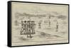 A Cricket Match in the Soudan-null-Framed Stretched Canvas