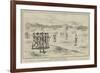 A Cricket Match in the Soudan-null-Framed Giclee Print