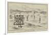 A Cricket Match in the Soudan-null-Framed Giclee Print