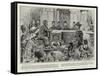 A Criminal Trial at Jerusalem, Greek Priests Being Sentenced by a Turkish Court-William T. Maud-Framed Stretched Canvas
