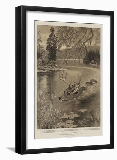 A Critical Moment-William Small-Framed Premium Giclee Print