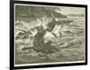 A Crocodile Carrying Off One of Baker's Men-null-Framed Giclee Print