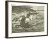 A Crocodile Carrying Off One of Baker's Men-null-Framed Giclee Print