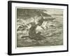 A Crocodile Carrying Off One of Baker's Men-null-Framed Giclee Print