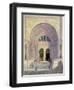 A Crocodile Going into the Natural History Museum-Bob Brown-Framed Giclee Print