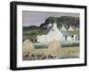 A Croft with Haystacks-Francis Campbell Boileau Cadell-Framed Giclee Print