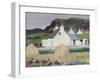 A Croft with Haystacks-Francis Campbell Boileau Cadell-Framed Giclee Print