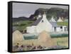 A Croft with Haystacks-Francis Campbell Boileau Cadell-Framed Stretched Canvas