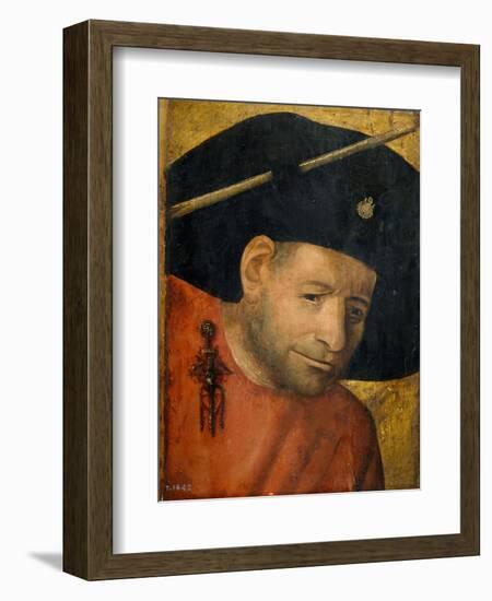 A Crossbowman-Hieronymus Bosch-Framed Giclee Print