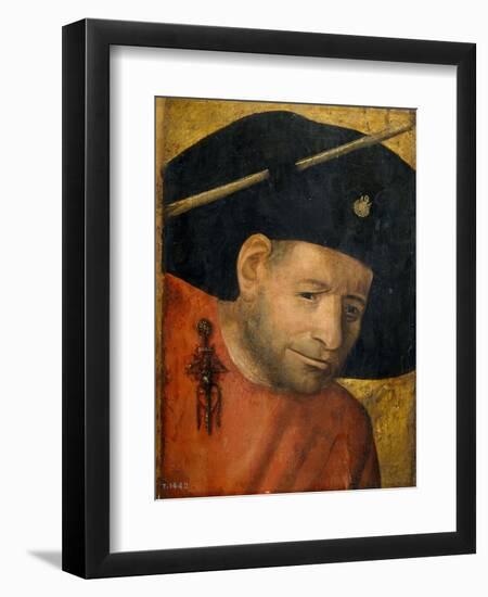 A Crossbowman-Hieronymus Bosch-Framed Giclee Print