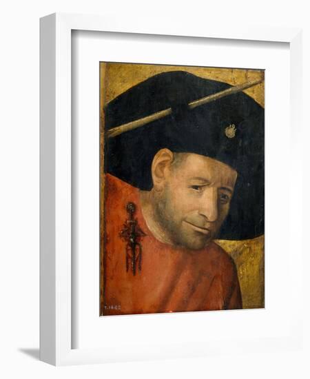 A Crossbowman-Hieronymus Bosch-Framed Giclee Print