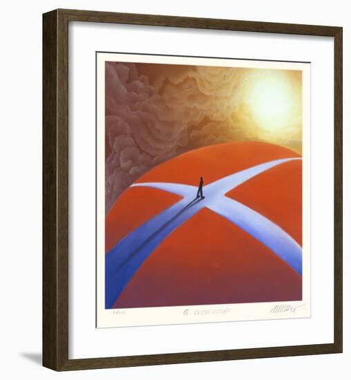 A Crossroads-Mackenzie Thorpe-Framed Collectable Print