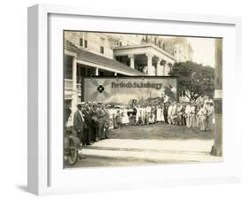 A Crowd of Nurses-null-Framed Photographic Print