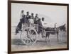 A Crowded Wagon Drawn by a Mule, Palermo, Sicily, c.1880-Giorgio Sommer-Framed Giclee Print