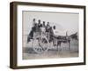 A Crowded Wagon Drawn by a Mule, Palermo, Sicily, c.1880-Giorgio Sommer-Framed Giclee Print