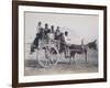 A Crowded Wagon Drawn by a Mule, Palermo, Sicily, c.1880-Giorgio Sommer-Framed Giclee Print