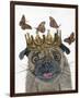 A Crowned Pug-Melissa Symons-Framed Art Print