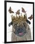 A Crowned Pug-Melissa Symons-Framed Art Print